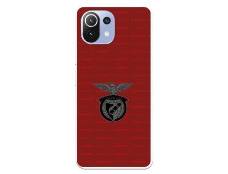 Funda para Xiaomi Mi 11 Lite del Escudo Fondo Granate - Licencia Oficial Benfica