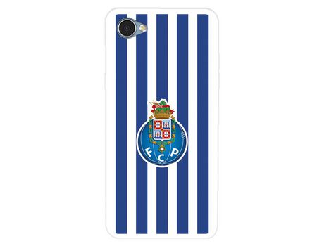 Funda para LG Q6 del Futebol Club Oporto Escudo Rayas - Licencia Oficial Futebol Club Oporto