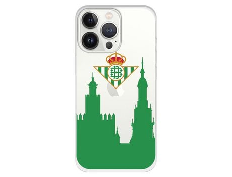 Funda para iPhone 13 Pro del Betis Escudo Betis Ciudad - Licencia Oficial Real Betis Balompié