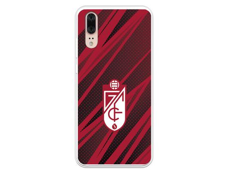 Funda para Huawei P20 del Granada CF Escudo -Rojas y Negras Escudo -Rojas y Negras - Licencia Oficial Granada CF