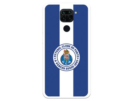 Funda para Xiaomi Redmi Note 9 del Futebol Club Oporto Escudo Rayas Azul y blanco - Licencia Oficial Futebol Club Oporto