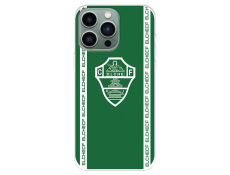 Funda para iPhone 14 Pro Max del Elche CF Escudo Fondo Verde - Licencia Oficial Elche CF