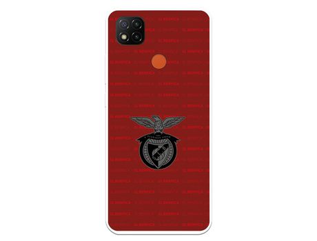 Funda para Xiaomi Redmi 9C del Escudo Fondo Granate - Licencia Oficial Benfica