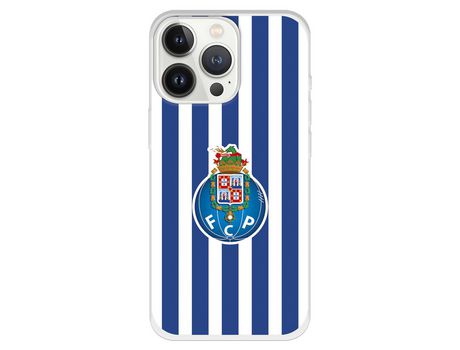 Funda para iPhone 13 Pro del Futebol Club Oporto Escudo Rayas - Licencia Oficial Futebol Club Oporto