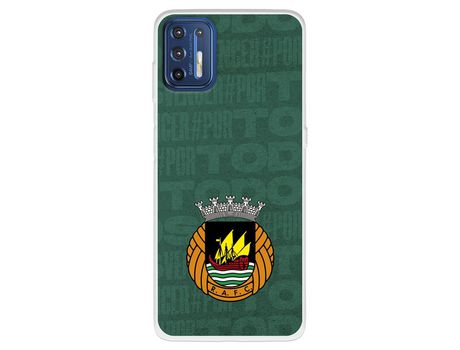 Funda para Motorola Moto G9 Plus del Escudo Fondo Verde - Licencia Oficial Rio Ave FC