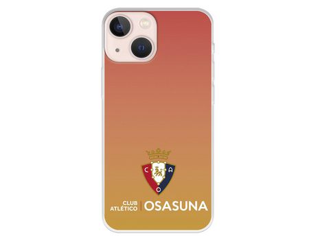 Funda para iPhone 13 Mini del Osasuna Escudo Fondo Degradado Naranja - Licencia Oficial CA Osasuna
