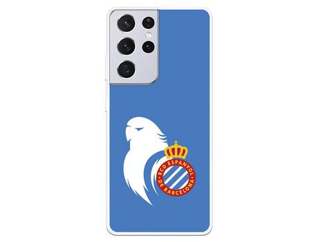 Funda para Samsung Galaxy S21 Ultra del RCD Espanyol Escudo Perico Escudo Perico - Licencia Oficial RCD Espanyol