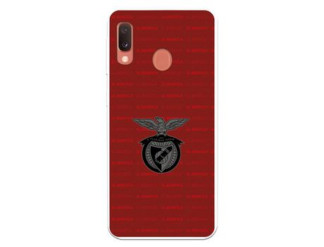 Funda para Samsung Galaxy A20e del Escudo Fondo Granate - Licencia Oficial Benfica