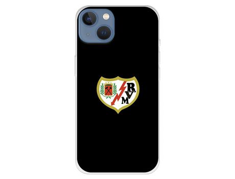 Funda para iPhone 13 del Rayo Vallecano Escudo Fondo Negro - Licencia Oficial Rayo Vallecano