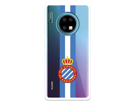 Funda para Huawei Mate 30 Pro del RCD Espanyol Escudo Albiceleste Escudo Albiceleste - Licencia Oficial RCD Espanyol