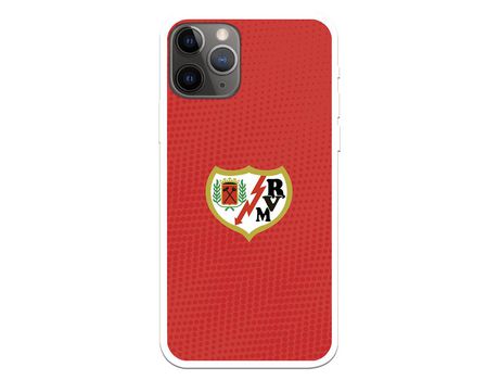 Funda para iPhone 11 Pro del Rayo Vallecano Escudo Fondo Rojo - Licencia Oficial Rayo Vallecano