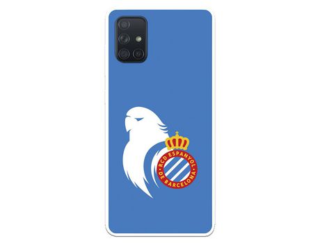 Funda para Samsung Galaxy A71 del RCD Espanyol Escudo Perico Escudo Perico - Licencia Oficial RCD Espanyol