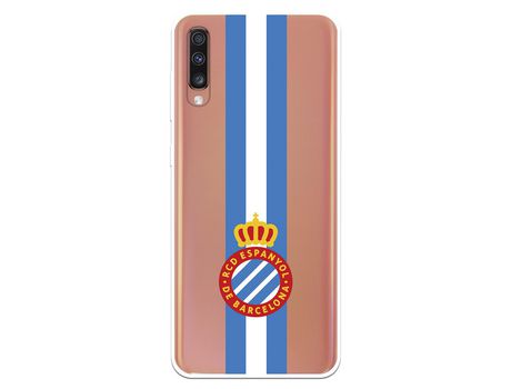 Funda para Samsung Galaxy A70 del RCD Espanyol Escudo Albiceleste Escudo Albiceleste - Licencia Oficial RCD Espanyol