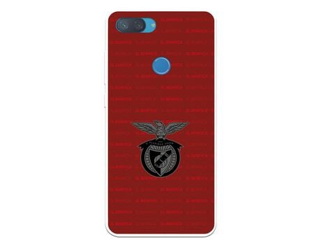 Funda para Xiaomi Mi 8 Lite del Escudo Fondo Granate - Licencia Oficial Benfica
