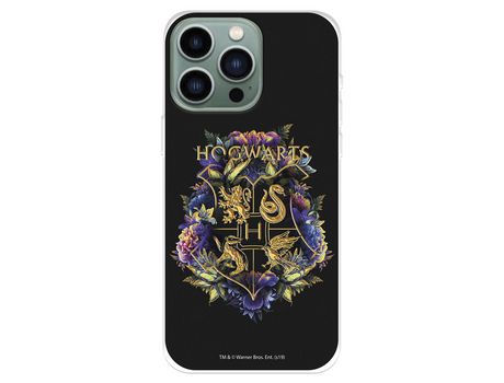 Funda para iPhone 14 Pro Max Oficial de Harry Potter Hogwarts Floral - Harry Potter