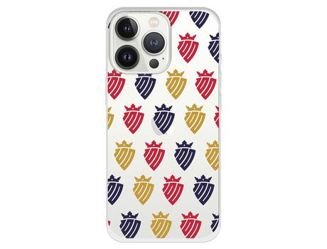 Funda para iPhone 13 Pro del Osasuna Patron Escudos Colores - Licencia Oficial CA Osasuna