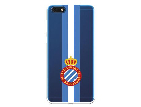 Funda para Huawei Honor 7S del RCD Espanyol Escudo Albiceleste Escudo Albiceleste - Licencia Oficial RCD Espanyol