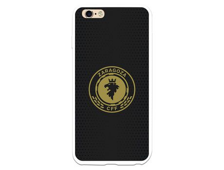 Funda para iPhone 6 Plus del Zaragoza CF Femenino Escudo Fondo Negro - Licencia Oficial Zaragoza CF Femenino