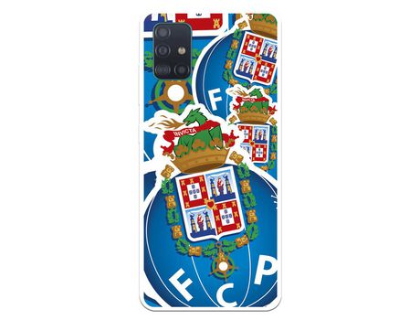 Funda para Samsung Galaxy A51 del Futebol Club Oporto Escudo Dibujo - Licencia Oficial Futebol Club Oporto