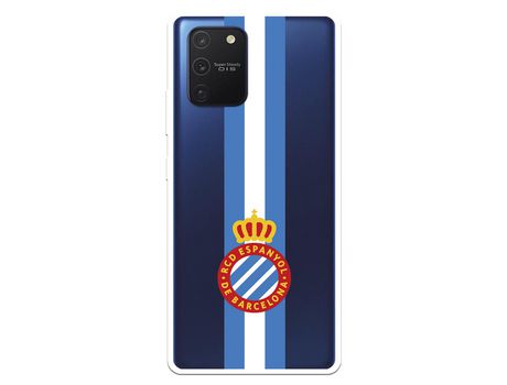 Funda para Samsung Galaxy A91 del RCD Espanyol Escudo Albiceleste Escudo Albiceleste - Licencia Oficial RCD Espanyol