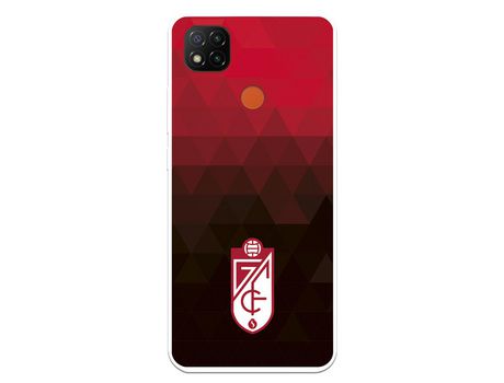 Funda para Xiaomi Redmi 9C del Granada CF Escudo - Fondo Rojo y Negro Escudo - Fondo Rojo y Negro - Licencia Oficial Granada CF