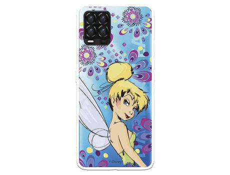 Funda para Realme 8 Oficial de Disney Campanilla Flores
