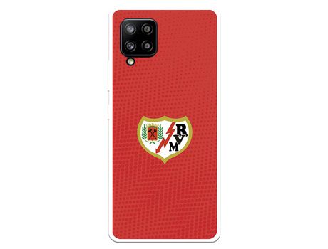 Funda para Samsung Galaxy A42 5G del Rayo Vallecano Escudo Fondo Rojo - Licencia Oficial Rayo Vallecano