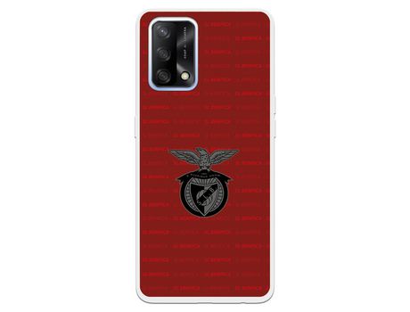 Funda para Oppo A74 4G del Escudo Fondo Granate - Licencia Oficial Benfica