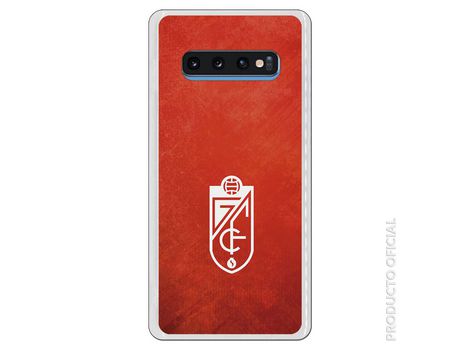 Funda Oficial Granada Textura Roja Escudo Blanco SS18 para Samsung Galaxy S10 Plus