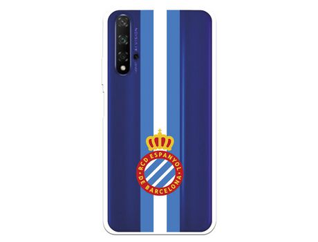 Funda para Huawei Honor 20 del RCD Espanyol Escudo Albiceleste Escudo Albiceleste - Licencia Oficial RCD Espanyol