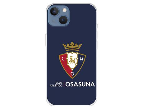 Funda para iPhone 13 del Osasuna Escudo Fondo Azul - Licencia Oficial CA Osasuna