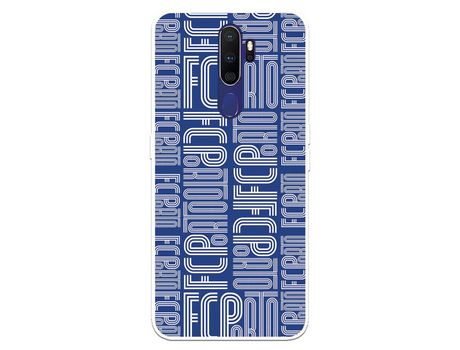 Funda para Oppo A9 2020 del Futebol Club Oporto Nombre Fondo Azul - Licencia Oficial Futebol Club Oporto