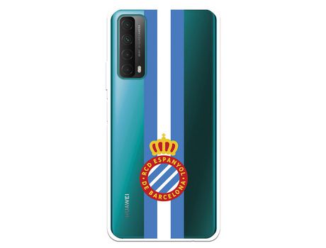 Funda para Huawei P Smart 2021 del RCD Espanyol Escudo Albiceleste Escudo Albiceleste - Licencia Oficial RCD Espanyol