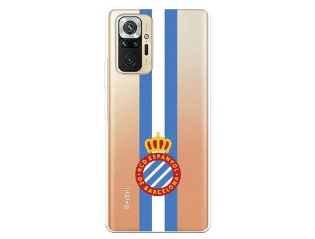 Funda para Xiaomi Redmi Note 10 Pro del RCD Espanyol Escudo Albiceleste Escudo Albiceleste - Licencia Oficial RCD Espanyol