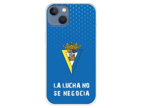 Funda para iPhone 13 del Cádiz La Lucha No Se Negocia - Licencia Oficial Cádiz CF