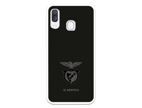 Funda para Samsung Galaxy A40 del Escudo Fondo Negro - Licencia Oficial Benfica