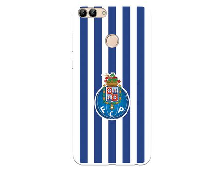Funda para Huawei P Smart del Futebol Club Oporto Escudo Rayas - Licencia Oficial Futebol Club Oporto