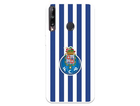 Funda para Huawei P40 Lite E del Futebol Club Oporto Escudo Rayas - Licencia Oficial Futebol Club Oporto