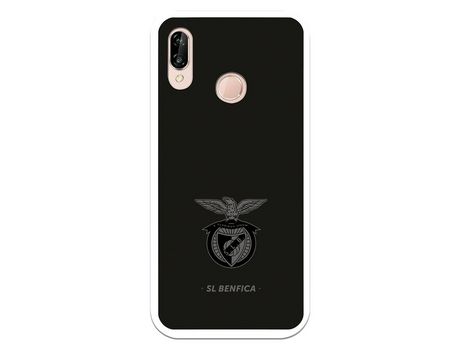 Funda para Huawei P20 Lite del Escudo Fondo Negro - Licencia Oficial Benfica