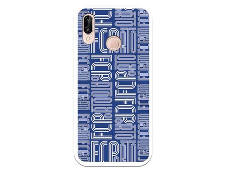 Funda para Huawei P20 Lite del Futebol Club Oporto Nombre Fondo Azul - Licencia Oficial Futebol Club Oporto