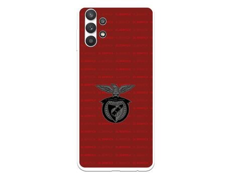 Funda para Samsung Galaxy A32 5G del Escudo Fondo Granate - Licencia Oficial Benfica