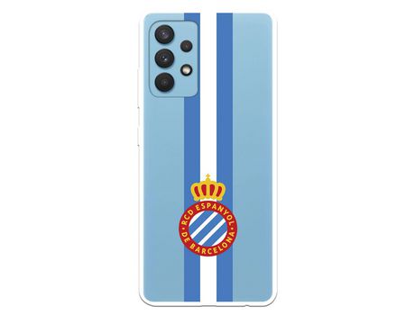 Funda para Samsung Galaxy A32 4G del RCD Espanyol Escudo Albiceleste Escudo Albiceleste - Licencia Oficial RCD Espanyol