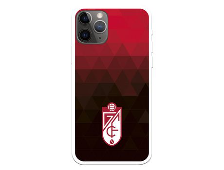 Funda para iPhone 11 Pro del Granada CF Escudo - Fondo Rojo y Negro Escudo - Fondo Rojo y Negro - Licencia Oficial Granada CF