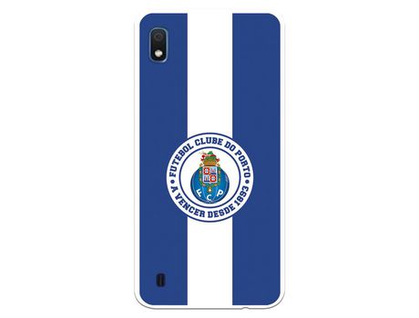 Funda para Samsung Galaxy A10 del Futebol Club Oporto Escudo Rayas Azul y blanco - Licencia Oficial Futebol Club Oporto