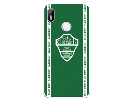 Funda para BQ Aquaris C del Elche CF Escudo Fondo Verde Escudo Fondo Verde - Licencia Oficial Elche CF