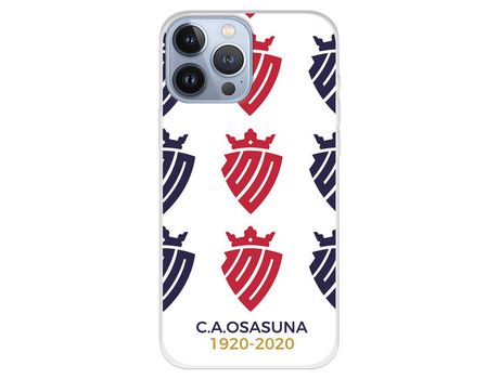 Funda para iPhone 13 Pro Max del Osasuna Escudos Centenario - Licencia Oficial CA Osasuna