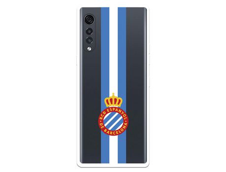 Funda para LG Velvet 5G del RCD Espanyol Escudo Albiceleste Escudo Albiceleste - Licencia Oficial RCD Espanyol