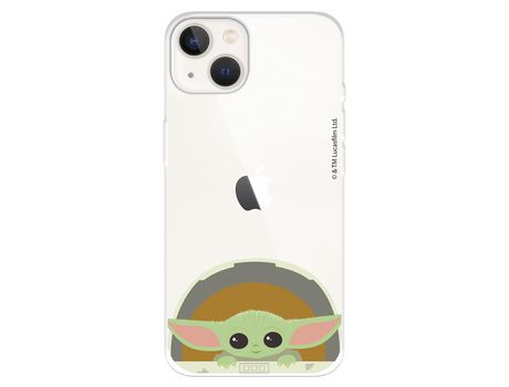 Funda para iPhone 14 Oficial de Star Wars Baby Yoda Sonrisas - The Mandalorian