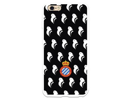 Funda para iPhone 6 Plus del RCD Espanyol Escudo Patron Fondo Negro Escudo Patron Fondo Negro - Licencia Oficial RCD Espanyol