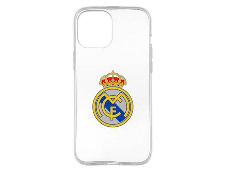 Funda Oficial Real Madrid Escudo Transparente para iPhone 12 Pro Max